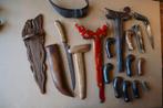 Diverse Indonesische krissen en messen onderdelen, Antiek en Kunst, Ophalen of Verzenden