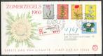NL FDC Zomerzegels 1960 NVPH E43 nette kwaliteit zie scans, Ophalen of Verzenden, Na 1940, Gestempeld
