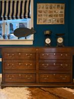 Antieke Engelse Eikenhouten Mulechest / Kistkast, Ophalen, Antique