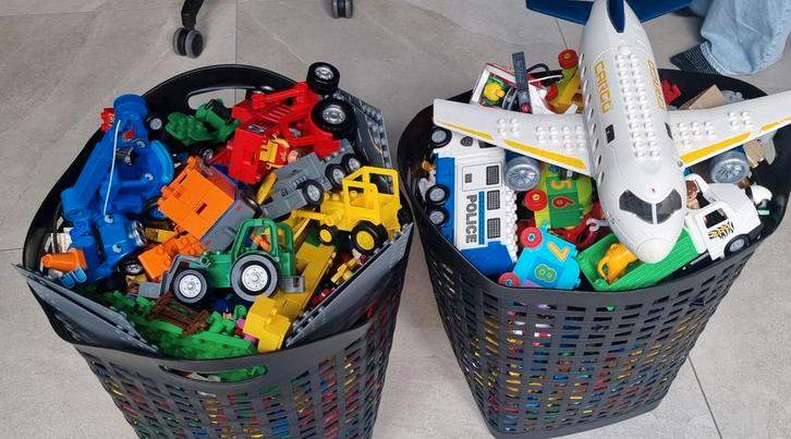 Grote partij Duplo, meerdere generaties, 22 kilo, Kinderen en Baby's, Speelgoed | Duplo en Lego, Gebruikt, Duplo, Losse stenen