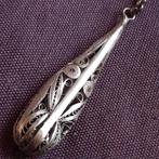 Streekdracht Klederdracht Antieke Zilveren Voorhoofds Hanger, Sieraden, Tassen en Uiterlijk, Antieke sieraden, Verzenden, Zilver