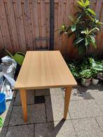 Mooie houten eettafel, Ophalen, 100 tot 150 cm, 50 tot 100 cm, Zo goed als nieuw