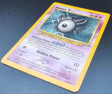 Pokemon Kaart Neo Destiny Unown W 29/105 NDE 29 beschikbaar voor biedingen