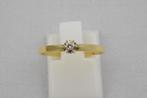 14 karaat gouden ring met Diamant 2094-G, Eu, Gebruikt, Eu, Ophalen of Verzenden