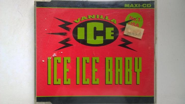 Vanilla Ice - Ice Ice Baby, Cd's en Dvd's, Cd Singles, Zo goed als nieuw, Hiphop en Rap, 1 single, Maxi-single, Ophalen of Verzenden
