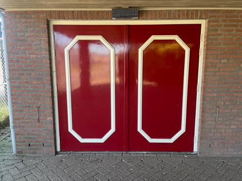 Dubbele deur incl kozijn, Doe-het-zelf en Verbouw, Deuren en Horren, Zo goed als nieuw, Buitendeur, 200 tot 215 cm, 120 cm of meer