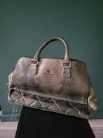 Leren Micmacbags tas, groen, Ophalen of Verzenden, Gebruikt, Groen, Handtas