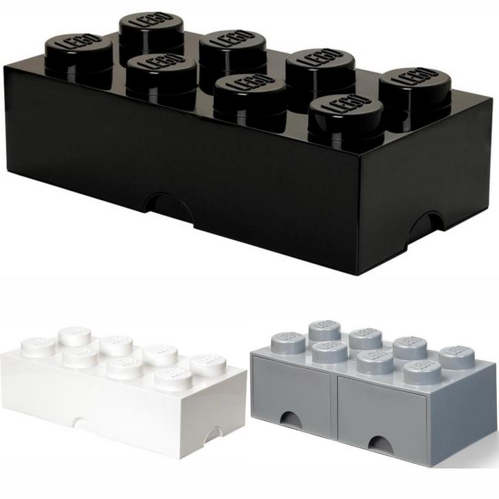 Lego Opbergboxen groot - 3 Kleuren, Kinderen en Baby's, Speelgoed | Bouwstenen, Zo goed als nieuw, Overige merken, Ophalen