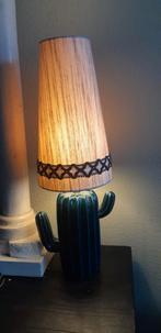 Cactus tafellamp keramiek, Overige materialen, Ophalen of Verzenden, Zo goed als nieuw, 50 tot 75 cm