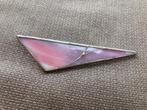 Vintage retro glazen Tiffany broche grote speld zilverkleur, Sieraden, Tassen en Uiterlijk, Broches, Overige materialen, Ophalen of Verzenden