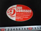 sticker someren import jan gorissen fourages transport, Verzamelen, Ophalen, Zo goed als nieuw