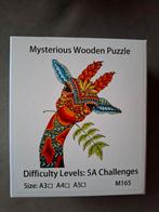 Houten puzzel, a5 formaat, Ophalen of Verzenden, Minder dan 500 stukjes, Zo goed als nieuw, Legpuzzel