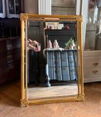 Vintage spiegel Deknudt, Hollywood Regency wandspiegel VdlM, Ophalen, Zo goed als nieuw, Minder dan 100 cm, Rechthoekig