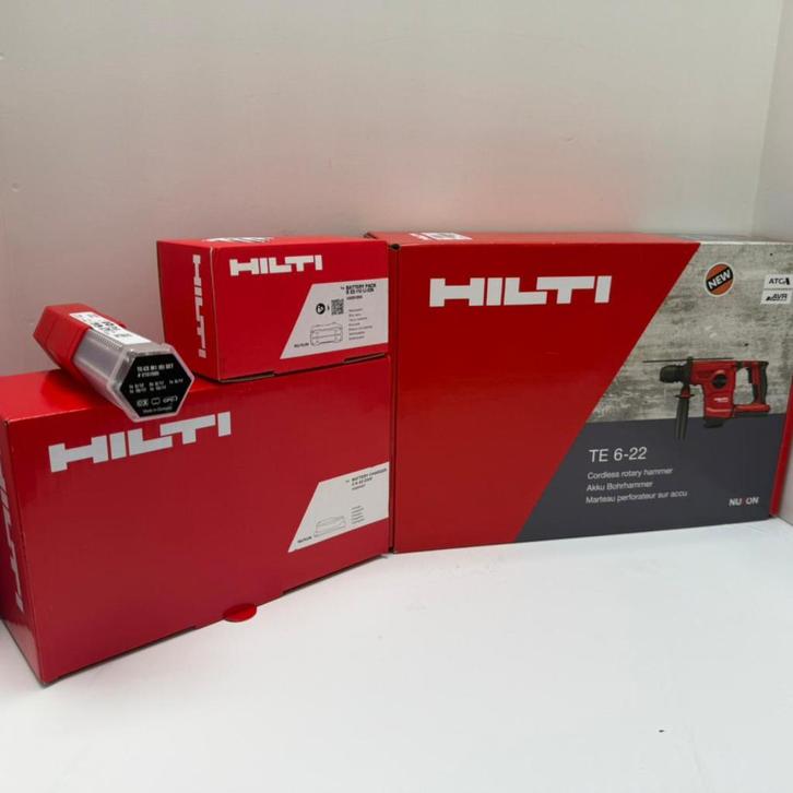 Hilti Boorhamer TE 6-22 Incl Accu En Lader, Doe-het-zelf en Verbouw, Gereedschap | Boormachines, Nieuw