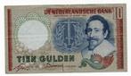 10 gulden 1953 - roodbruine kleur voorzijde - 019, Verzenden, 10 gulden, Los biljet