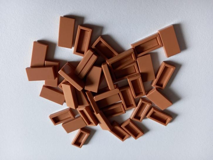 NIEUW: Tile 1x2 MEDIUM NOUGAT, Kinderen en Baby's, Speelgoed | Duplo en Lego, Nieuw, Lego, Losse stenen, Ophalen of Verzenden