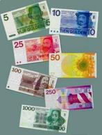 Nederlandse Guldens biljetten., Ophalen of Verzenden