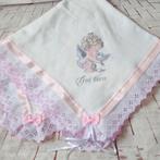 Doopkleed doopdeken christening Blanket baptisme handgemaakt, Ophalen of Verzenden, Zo goed als nieuw, 100 cm of meer, Deken