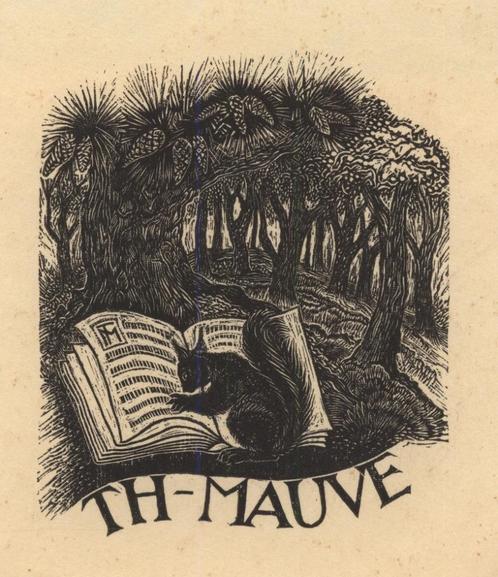 Ex Libris Nederland Thijs Mauve (Deel 1 van 8), Antiek en Kunst, Kunst | Etsen en Gravures, Verzenden