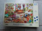 Hop puzzel Home & Garden 1000 stukjes, Hobby en Vrije tijd, Denksport en Puzzels, Ophalen, 500 t/m 1500 stukjes, Zo goed als nieuw