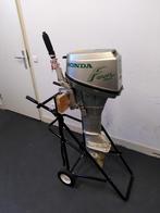 Honda buitenboordmotor 6pk met trolley en externe tank, Watersport en Boten, Buiten- en Binnenboordmotoren, Ophalen, Gebruikt
