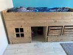 Half hoog slaper steigerhout, Kinderen en Baby's, Kinderkamer | Stapelbedden en Hoogslapers, Ophalen of Verzenden, Gebruikt, Halfhoogslaper