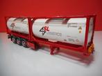 TEKNO SL LOGISTICS D-TEC CONTAINER OPLEGGER 86998, Hobby en Vrije tijd, Modelauto's | 1:50, Ophalen of Verzenden, Nieuw, Bus of Vrachtwagen