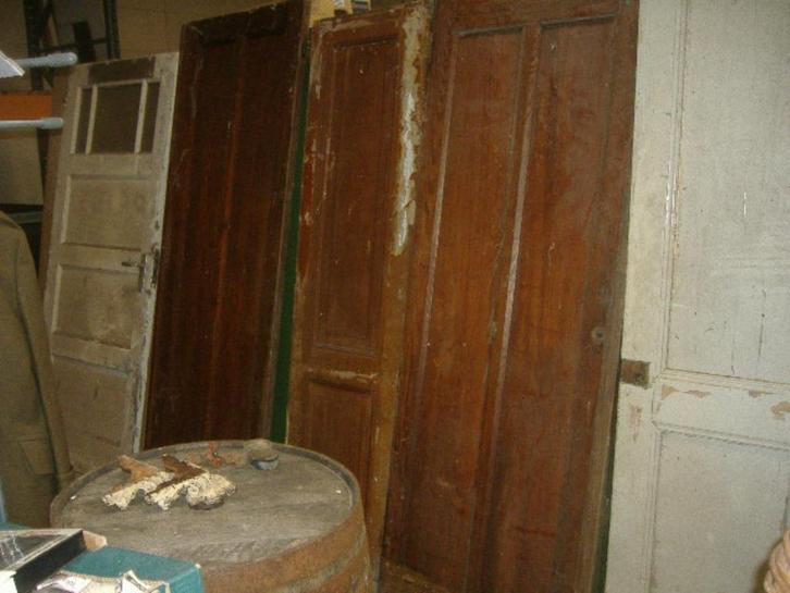 oude binnendeuren jaren 20-30-40-50 zie omschrijv.-fotos, Doe-het-zelf en Verbouw, Deuren en Horren, Gebruikt, Binnendeur, 200 tot 215 cm