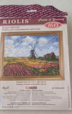 C. Monet Tulip Fields borduurpakket Riolis nr 1643, Ophalen of Verzenden, Nieuw, Handborduren, Borduurpakket