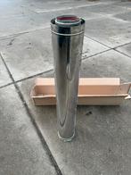 2x Concentrisch Rookgas Kanaal 100/150, Ophalen, Gebruikt, Rvs, Minder dan 2 meter