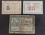 Ronse: 5-25-50 centimes 1915 (noodgeld), Verzenden, Setje