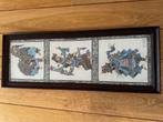 Lijst met Balinese afbeeldingen, Ophalen, Zo goed als nieuw, Schilderij, Minder dan 50 cm