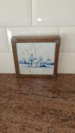 Antieke Bijbelse Tegel 17e Eeuw - Rotterdamse Kerk, Antiek en Kunst, Ophalen of Verzenden