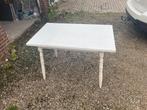 Mooie nog op te knappen eettafel, Ophalen, Gebruikt, 100 tot 150 cm, 50 tot 100 cm
