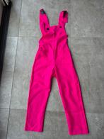 Carnaval roze tuinbroek mt 140 - 152, Ophalen, Zo goed als nieuw, Meisje