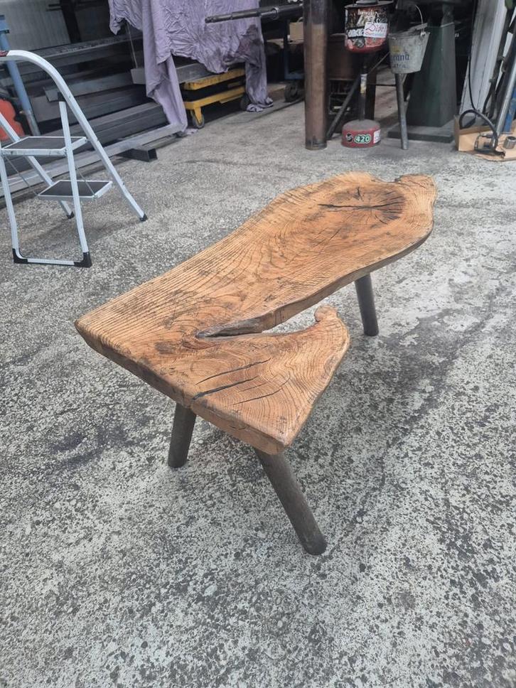 Boomstam Salontafel, Huis en Inrichting, Tafels | Salontafels, Zo goed als nieuw, Minder dan 50 cm, 50 tot 100 cm, Rechthoekig