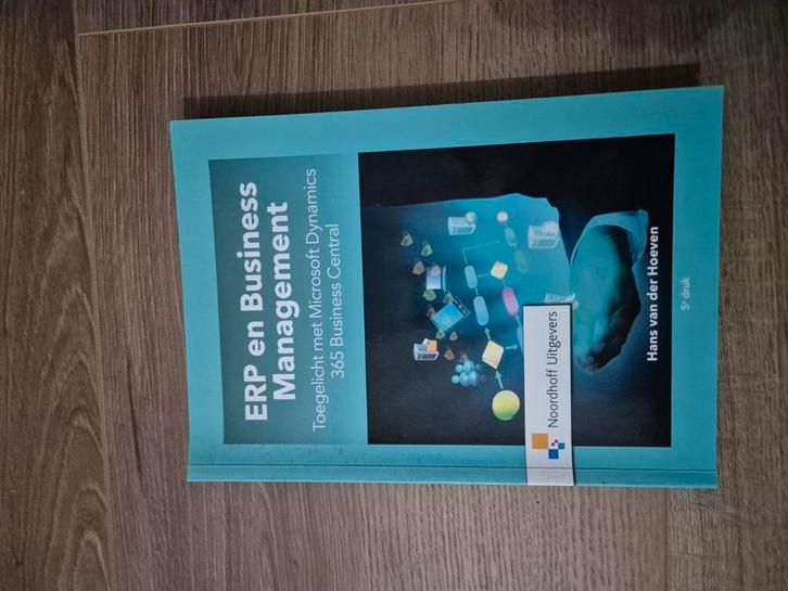 Hans van der Hoeven - ERP en Business management, Boeken, Wetenschap, Zo goed als nieuw, Ophalen of Verzenden