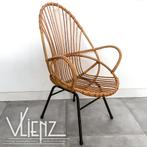Vintage retro rotan fauteuil, rattan, Rohé tuin stoel, Ophalen, Huis en Inrichting