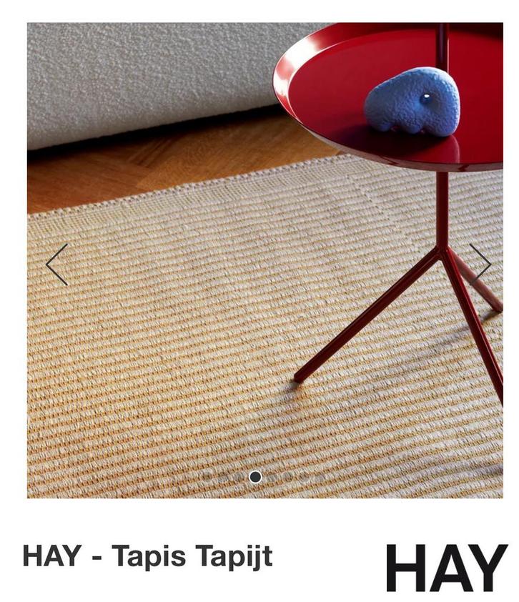 Hay vloerkleed, Huis en Inrichting, Stoffering | Vloerbedekking, Zo goed als nieuw, Tapijt, Beige, minder dan 10 m², Ophalen