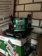 Slijpmachine van Ferm, Doe-het-zelf en Verbouw, Gereedschap | Slijpmachines, Ophalen, Gebruikt, Minder dan 700 watt, Werkbankslijpmachine