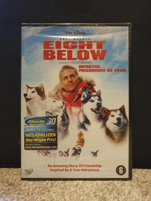 Eight Below - Disney (paul walker / 2006) (NIEUW in SEAL), Cd's en Dvd's, Dvd's | Avontuur, Nieuw in verpakking, Vanaf 6 jaar