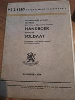 handboek voor de soldaat Koninklijke Landmacht VS 2-1350, Ophalen of Verzenden, Landmacht, Nederland, Boek of Tijdschrift