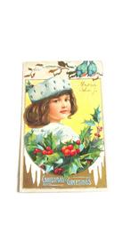 Christmas Greetings, Verzenden, Voor 1920, Gelopen, Feest(dag)