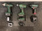 Accu machines 3 stuks in goede staat., Doe-het-zelf en Verbouw, Gereedschap | Boormachines, Ophalen, Zo goed als nieuw, Boor- en Schroefmachine