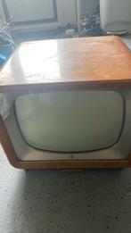 Vintage philips tv met handleiding en schema, Antiek en Kunst, Antiek | Tv's en Audio, Ophalen