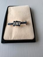 FNV Zilveren Speldje 925, Ophalen of Verzenden, Zo goed als nieuw, Minder dan 4 cm, Zilver