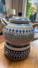 SET. Zeer grote theepot met bijbehorende warmhouder, Antiek en Kunst, Ophalen of Verzenden