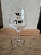 Bierglas tripel lefort, Ophalen of Verzenden, Zo goed als nieuw, Bierglas