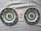 Royalty delftsblauw bord Beatrix&Claus + tegel Alexander, Ophalen of Verzenden