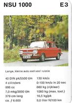 Kw18 autokaartje nsu 1000, Ophalen of Verzenden, Zo goed als nieuw, Auto's